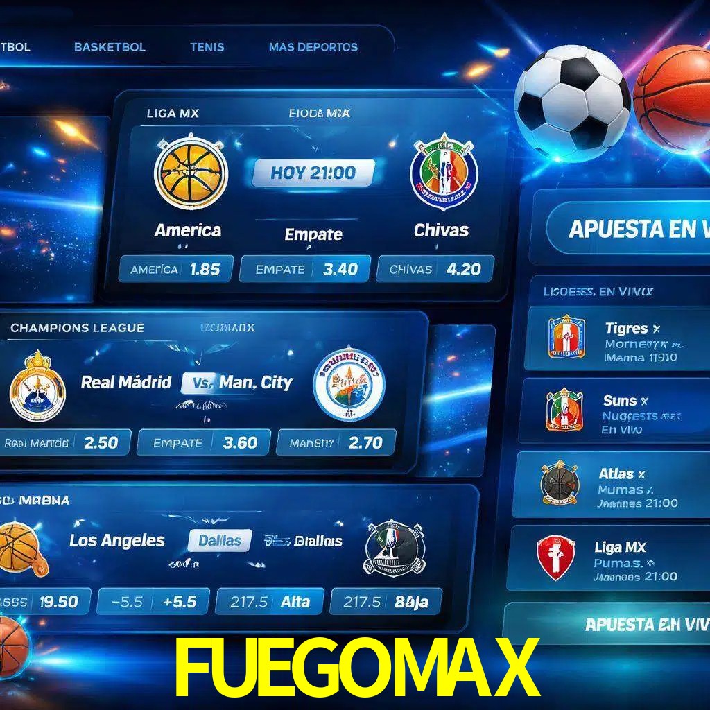Mercados de apuestas deportivas FUEGOMAX para jugadores en México