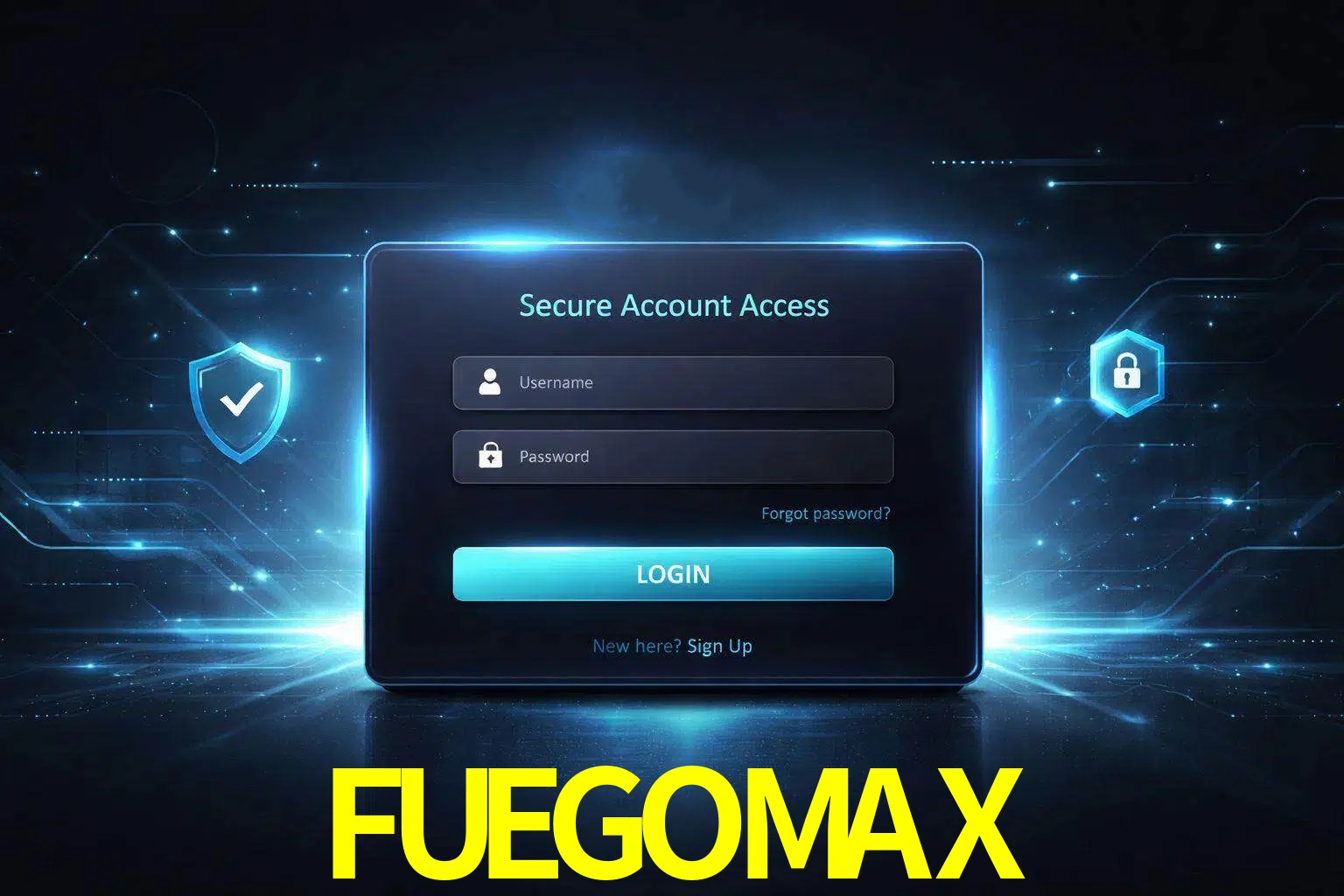 Pantalla de inicio de sesión de cuenta FUEGOMAX para usuarios en México