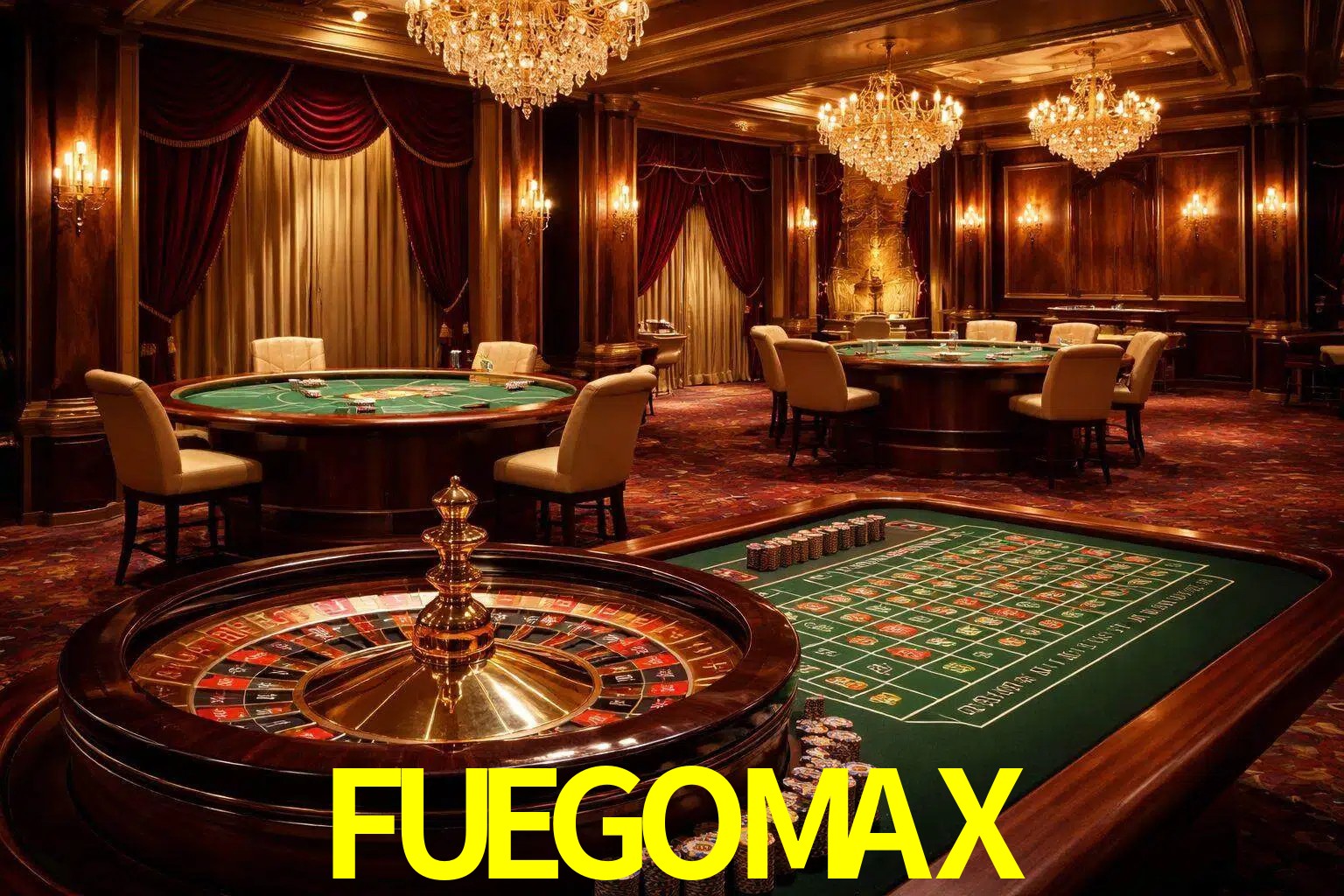Una escena premium de mesa de casino en vivo con cartas, elementos de ruleta y un ambiente pulido de estudio de transmisión.